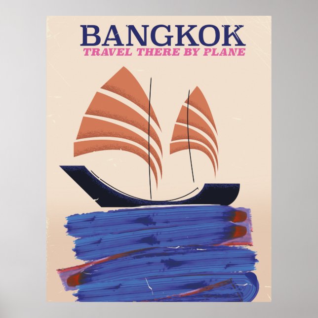 Poster Banguecoque "Vá lá de avião" (Frente)