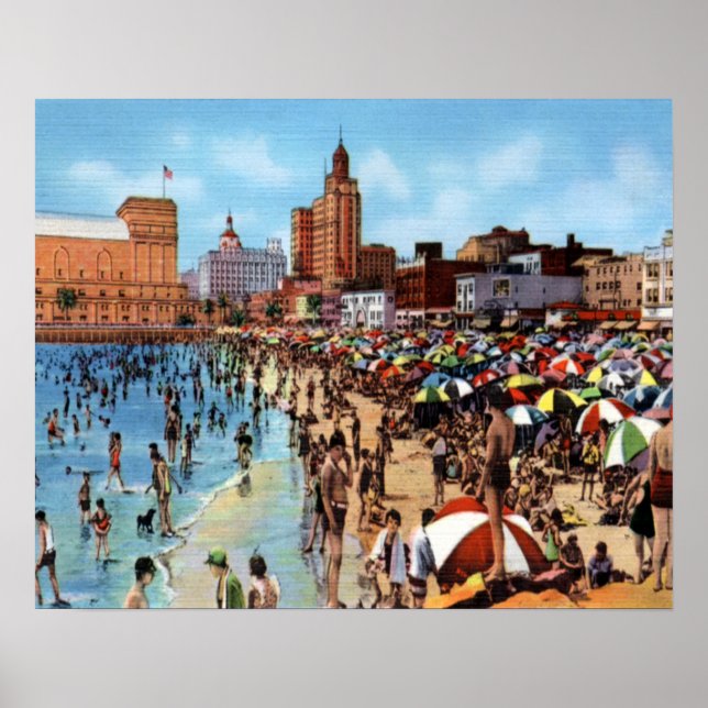 Poster Banhando-se na Lagoa (Frente)