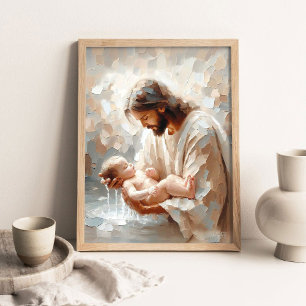 Poster Banhar-se no Amor, Arte Cristã, Arte Infantil para