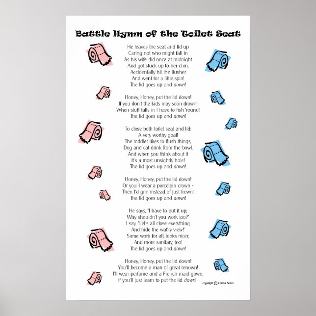 Pôster Banheiro (Frente)