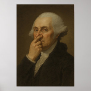 Poster Banheiro do George Washington
