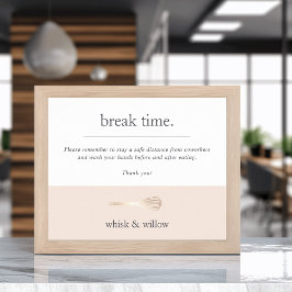 Poster Banheiro ou Caterer Breroom/Kitchen Segurança Covi