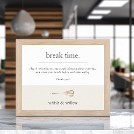 Poster Banheiro ou Caterer Breroom/Kitchen Segurança Covi