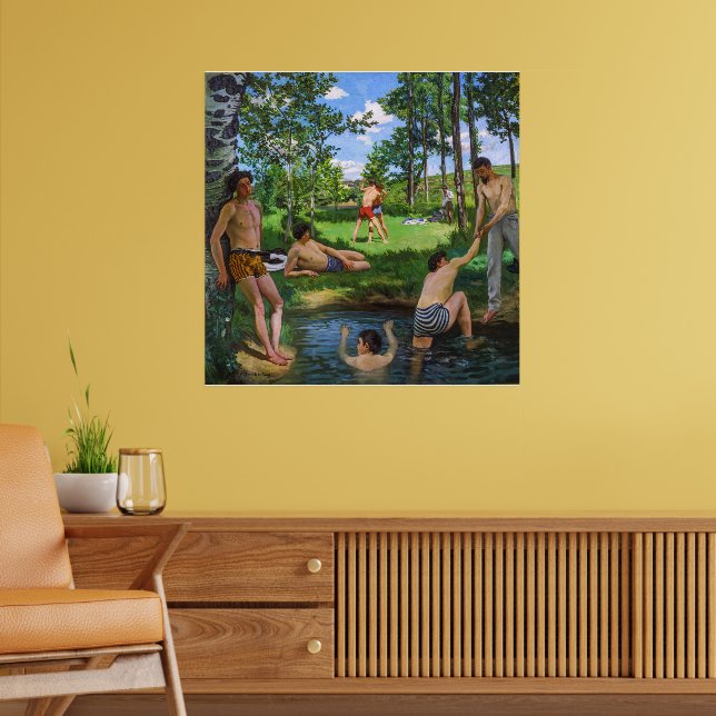 Poster Banhistas | Frédéric Bazille | (Sala de Estar 2)