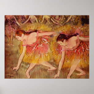 Poster Banho de Dançarinos - Edgar Degas - 1885