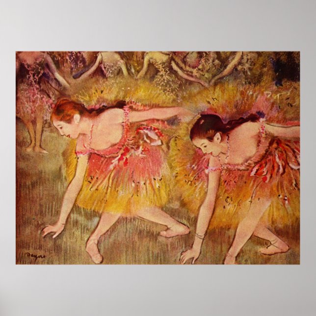 Poster Banho de Dancers - Edgar Degas - 1885 (Frente)