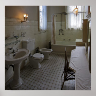 Poster Banho do Victorian de Haas Lilienthal - San
