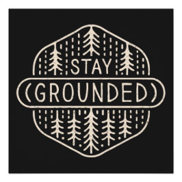 Pôster Banho florestal de terra firme