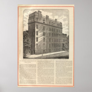 Pôster Banhos turcos e romanos da avenida de Lexington