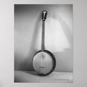 Pôster Banjo B&W