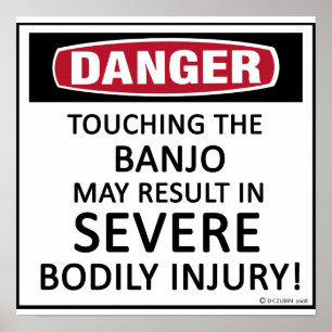 Poster Banjo do perigo