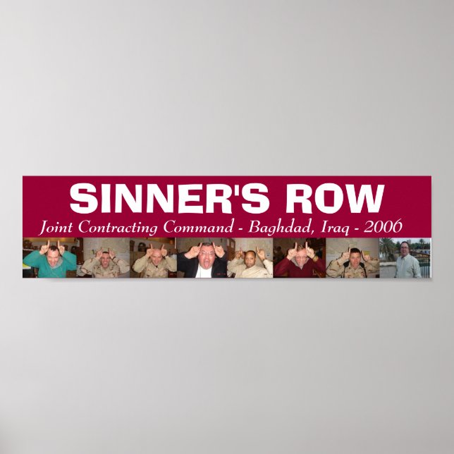 Pôster Banner (Frente)