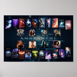 Poster Banner Amaranthe - 1 pé x 8 pol