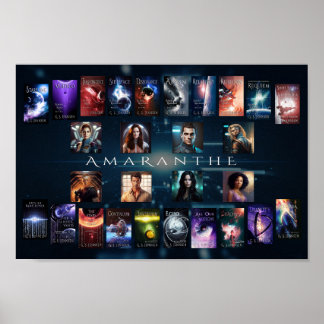 Poster Banner Amaranthe - 1 pé x 8 pol