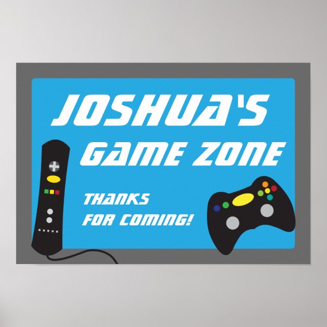 Pôster Banner de Festa de aniversário de Caminhão de Víde (Frente)