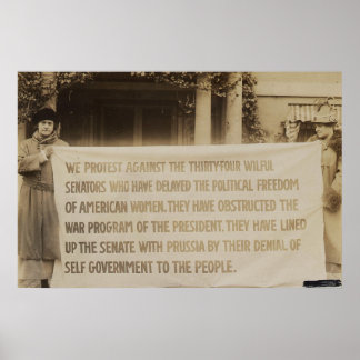 Pôster Banner de Sufrágio feminino em Washington D.C. 191