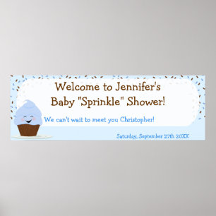 Poster Banner do Baby Sprinkle em Blues