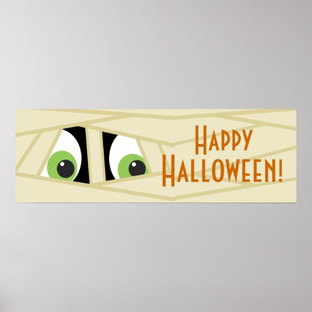 Pôster Banner do festival de Halloween da Cabeça de Spook (Frente)