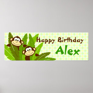Pôster Banner do Partido Macaco