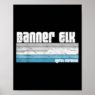 Poster Banner Elk Carolina do Norte Nc Carolina do Norte 