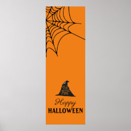 Poster Banner Laranja Halloween