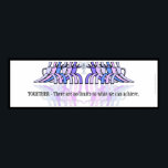 Pôster Banner Motivacional do Trabalho em equipe Art Deco<br><div class="desc">Na moda, gráficos no estilo Art Deco de 2 equipes se enfrentando levantando um solteiro de troféu com um foguete no painel de lançamento gravado na frente. A legenda abaixo: "JUNTOS - Não há limites para o que podemos alcançar." pode ser mantida, alterada ou excluída. O 36"x12" é o tamanho...</div>
