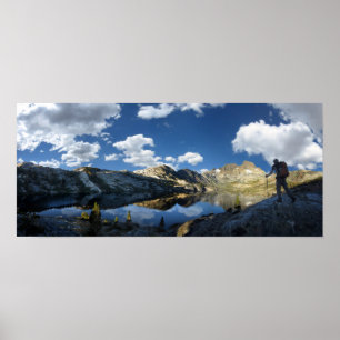 Poster Banner Peak e 1000 Island Lake - John Muir Trail