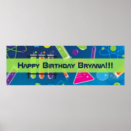 Poster Banner Personalizado da Festa de aniversário de Ci