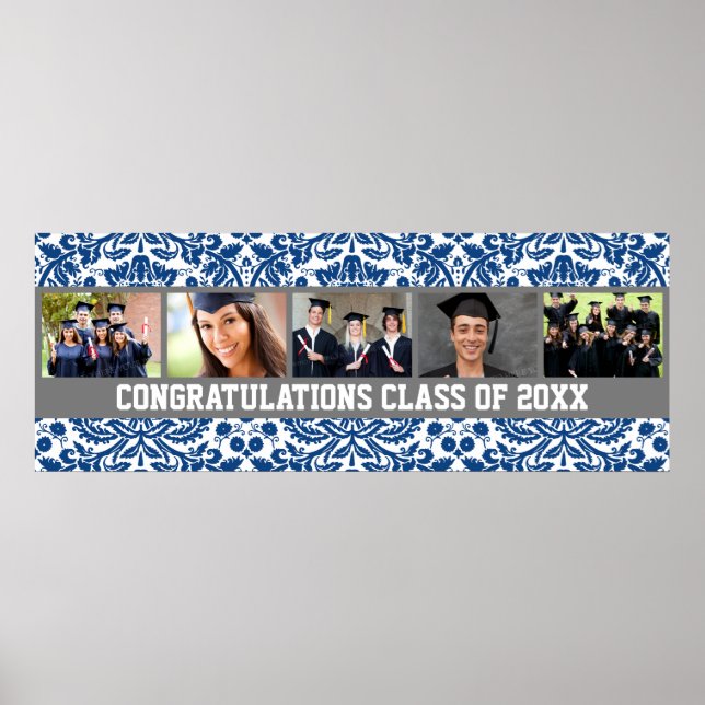 Pôster Banner Personalizado de Fotografia de Graduação de (Frente)