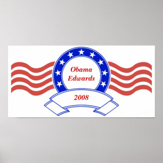Pôster Banner político personalizável