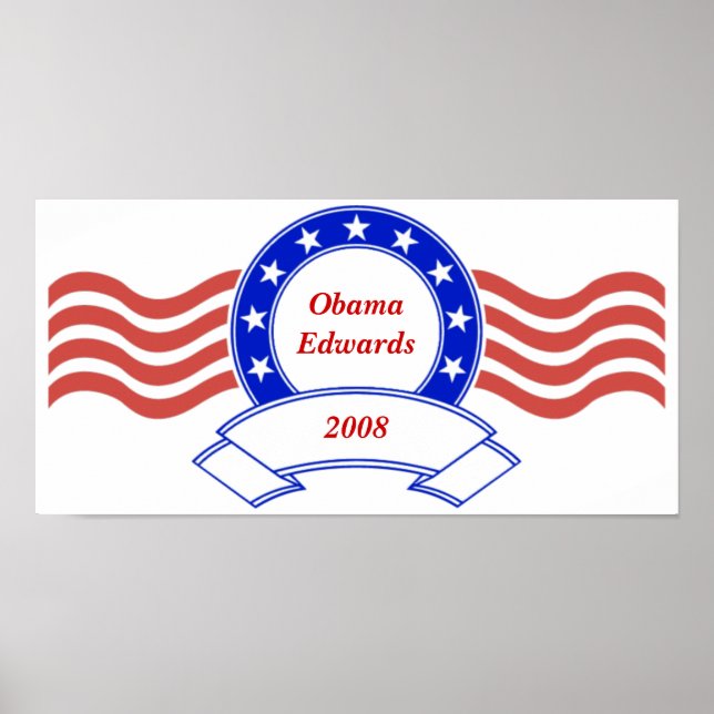 Pôster Banner político personalizável (Frente)