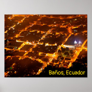Poster Banos, Equador