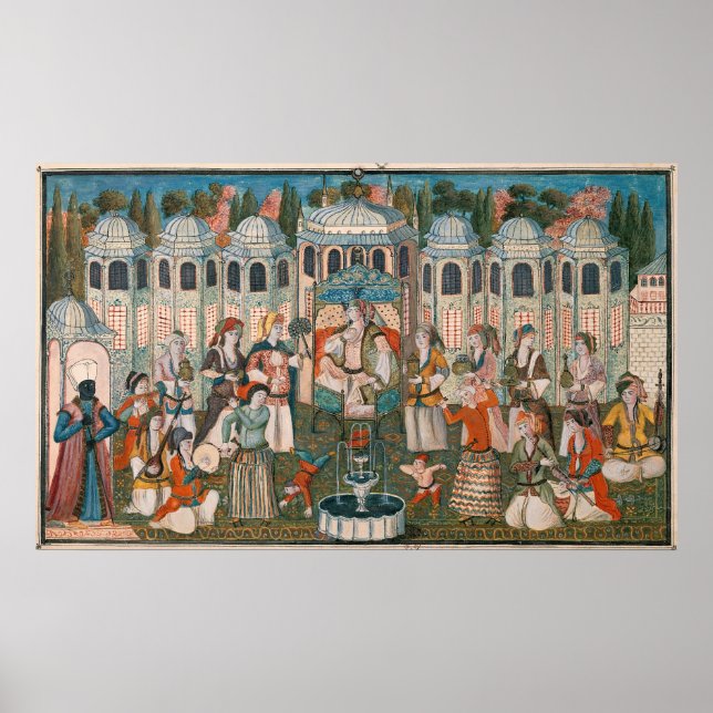 Pôster Banquete da Valide Sultana (Frente)