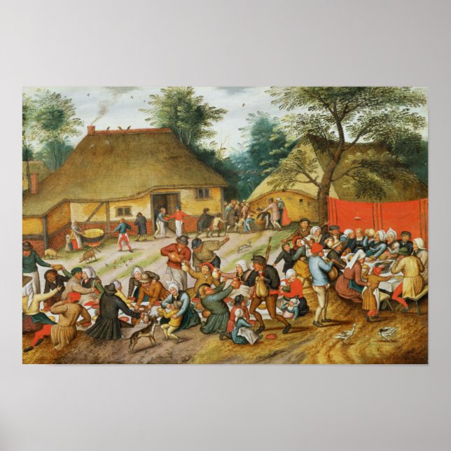 Pôster Banquete de casamento (Frente)