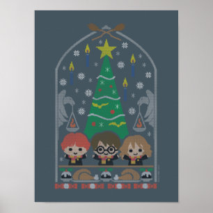 Poster Banquete de Natal HOGWARTS™ Cross-Stitch