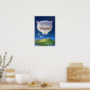 Poster Bao Bao: Flutuando Entre as Estrelas Sonho de Céu 