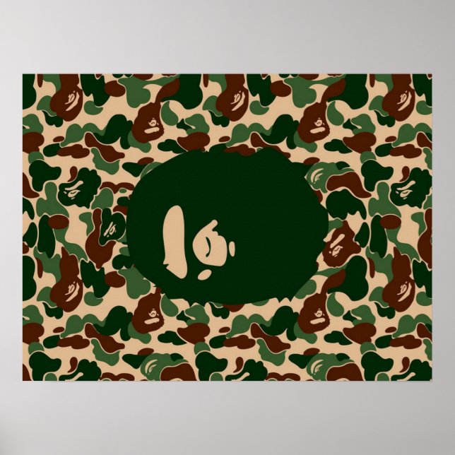 Poster bape Camo hypebeast (Frente)