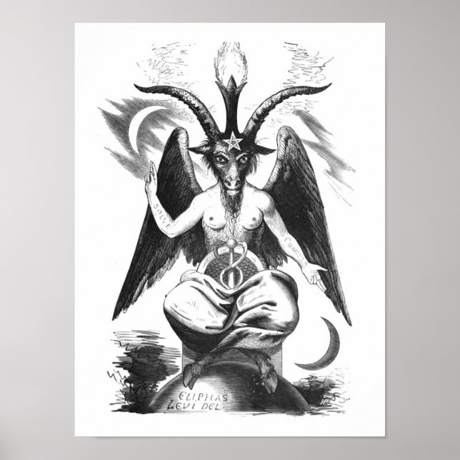 Poster Baphomet (Frente)