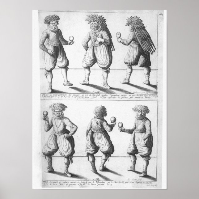 Poster Baptism of the Tupinambras Tribe (Frente)