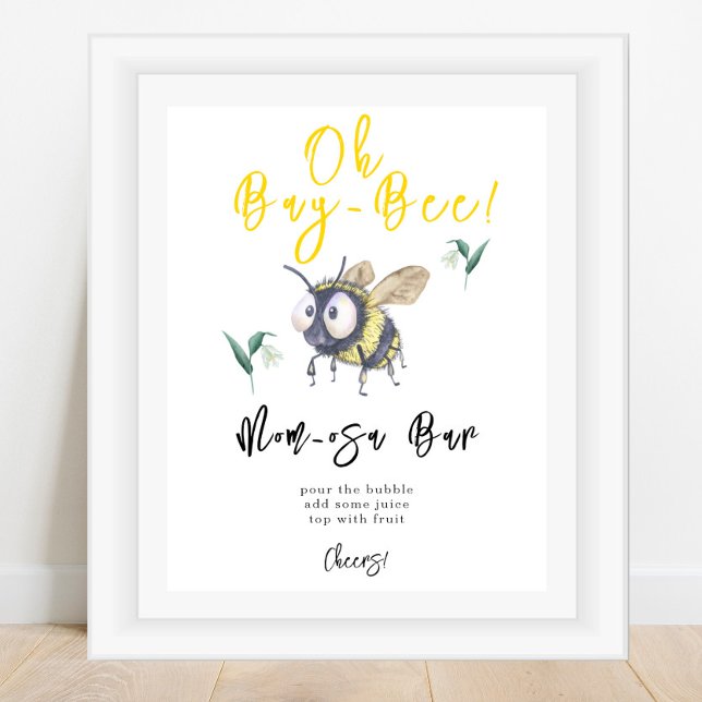 Poster Bar Bee - mamãe-osa (Criador carregado)