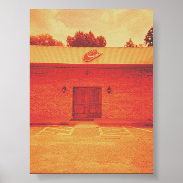 Poster Bar Cowboy Abandonado (Frente)