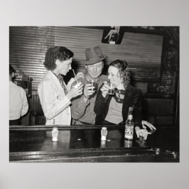 Pôster Bar da Louisiana, 1938. Foto Antiga