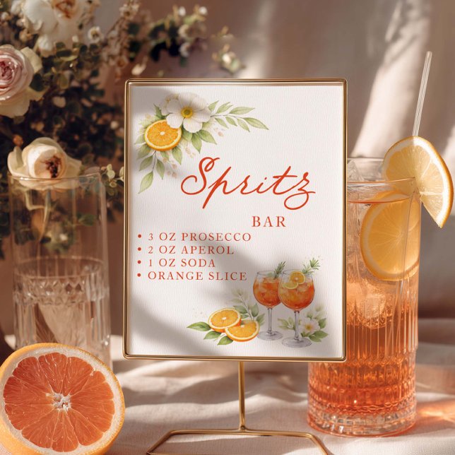 Poster Bar de Aperol Spritz (Criador carregado)