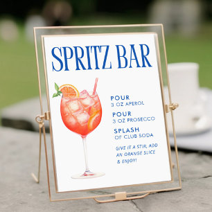 Poster Bar de Aperol Spritz