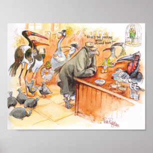 Pôster Bar de aves