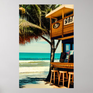 Poster Bar de Café Bali Beach