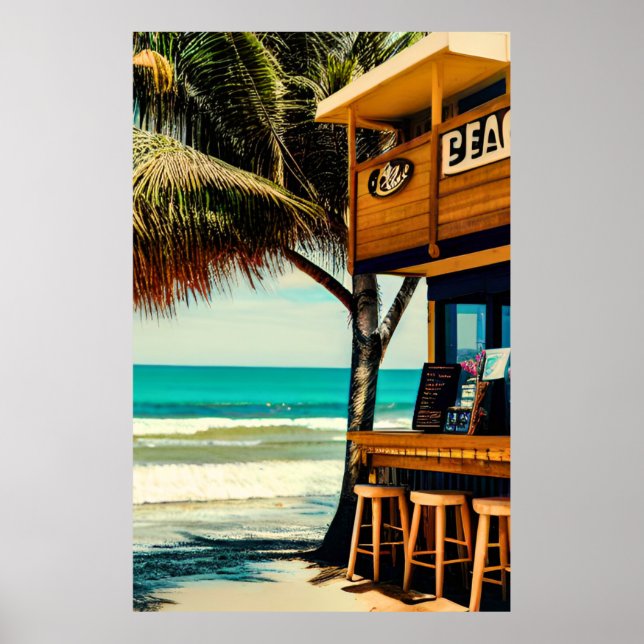 Poster Bar de Café Bali Beach (Frente)