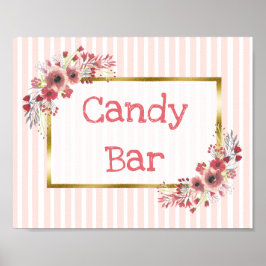 Poster Bar de Chalkboard de Sinal de Casamento