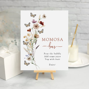 Poster Bar de Flores Silvestres Terracota Momosa
