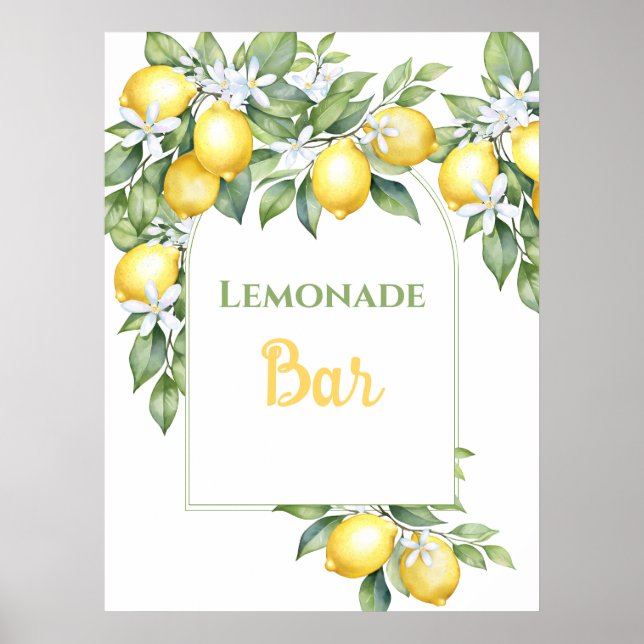 Poster Bar de Limonada (Frente)